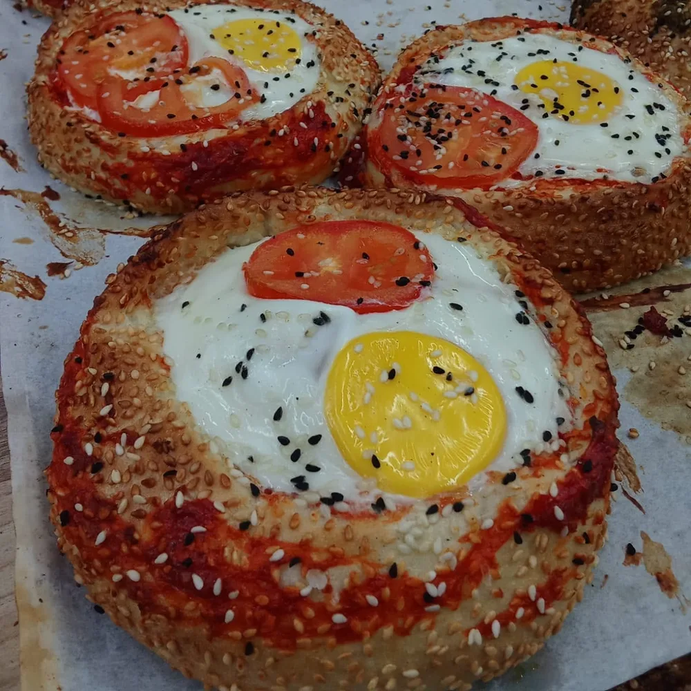 Pan de huevo al horno
